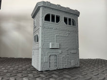 Load image into Gallery viewer, Sci Fi Derelict Rundown Apartments Tabletop Terrain Scenery 28mm 32mm 3D Printed