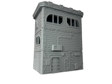 Load image into Gallery viewer, Sci Fi Derelict Rundown Apartments Tabletop Terrain Scenery 28mm 32mm 3D Printed