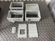 Load image into Gallery viewer, Sci Fi Derelict Rundown Apartments Tabletop Terrain Scenery 28mm 32mm 3D Printed