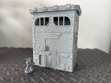 Load image into Gallery viewer, Sci Fi Derelict Rundown Apartments Tabletop Terrain Scenery 28mm 32mm 3D Printed
