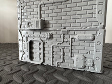 Load image into Gallery viewer, Sci Fi Derelict Rundown Apartments Tabletop Terrain Scenery 28mm 32mm 3D Printed