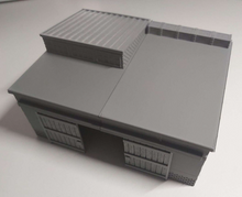 Load image into Gallery viewer, Warehouse Building Workshop Wargaming Industrial Building 28mm Urban Lockup