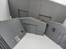 Load image into Gallery viewer, OO Gauge Model Railway Low Relief Warehouse Factory Buildings Shallow Fronts