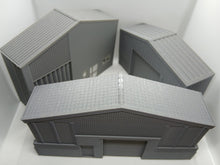Load image into Gallery viewer, OO Gauge Model Railway Low Relief Warehouse Factory Buildings Shallow Fronts