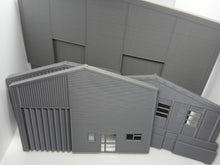 Load image into Gallery viewer, OO Gauge Model Railway Low Relief Warehouse Factory Buildings Shallow Fronts