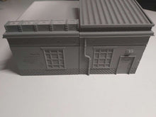 Load image into Gallery viewer, Warehouse Building Workshop Wargaming Industrial Building 28mm Urban Lockup