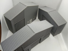 Load image into Gallery viewer, OO Gauge Model Railway Low Relief Warehouse Factory Buildings Shallow Fronts