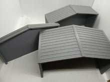 Load image into Gallery viewer, OO Gauge Model Railway Low Relief Warehouse Factory Buildings Shallow Fronts