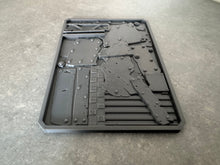 Load image into Gallery viewer, Scrap Metal Plates Dry Brush Texture Palette for Miniature Painting - Unprimed