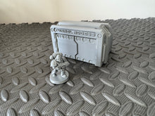 Load image into Gallery viewer, Sci Fi City Subway Tunnel Entrance - Urban Sci Fi Scatter Terrain - 28mm - 32mm 3D Printed