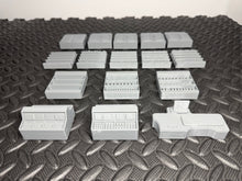 Load image into Gallery viewer, Sci-fi Scatter Terrain Pack - 16 x Shop Interiors - 28mm - 32mm 3D Printed