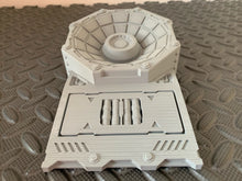 Load image into Gallery viewer, Radio Satellite Tech Scatter Pack Supply Depot Wargaming Sci-Fi 28mm 3D Printed