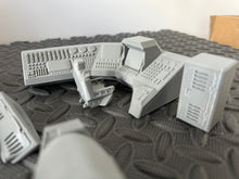 Load image into Gallery viewer, Sci-fi Scatter Terrain Pack - Scatter Bundle - 28mm 32mm Wargaming Furniture 3D Printed