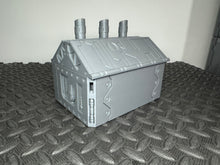 Load image into Gallery viewer, Industrial Waste Disposal Shed Factory Sci-Fi Building 28mm 32mm 3D Printed