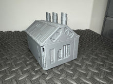 Load image into Gallery viewer, Industrial Waste Disposal Shed Factory Sci-Fi Building 28mm 32mm 3D Printed