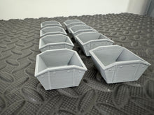 Load image into Gallery viewer, OO Gauge Building Skips Construction Roadworks Scenery Scatter Terrain 3D Printed