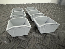 Load image into Gallery viewer, OO Gauge Building Skips Construction Roadworks Scenery Scatter Terrain 3D Printed