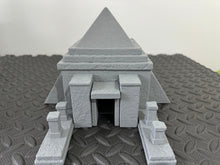 Load image into Gallery viewer, Desert Pyramid Temple Outer Rim Tatooine Style Building 28mm Wargames 3D Printed