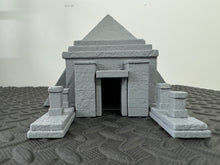 Load image into Gallery viewer, Desert Pyramid Temple Outer Rim Tatooine Style Building 28mm Wargames 3D Printed