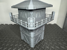 Load image into Gallery viewer, Sci Fi Building Battle Watch Tower Tabletop Terrain Scenery 28mm 32mm 3D Printed