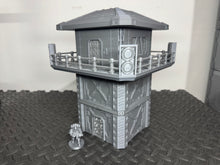 Load image into Gallery viewer, Sci Fi Building Battle Watch Tower Tabletop Terrain Scenery 28mm 32mm 3D Printed