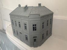 Load image into Gallery viewer, Townhouse Corner House Wargaming Building 28mm Tabletop Gaming