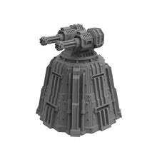Load image into Gallery viewer, Sci-Fi AA Turret - Zeta Collection 3D Printed Wargaming Terrain 28mm 32mm