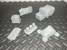 Load image into Gallery viewer, Urban Sci-fi Scatter Terrain Pack - Sci Fi City Terrain 28mm - 32mm 3D Printed