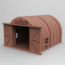 Load image into Gallery viewer, Aircraft Hangar Vehicle Storage Unit - 3D Printed 28mm 32mm Wargaming Terrain