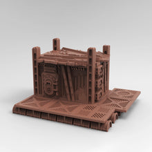 Load image into Gallery viewer, 28mm Wasteland Medium Shanty Huts Sci-Fi or Post-Apocalyptic Terrain