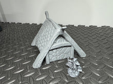 Load image into Gallery viewer, Viking House 3D Printed Fantasy Tabletop Gaming Terrain Medieval Building 28mm