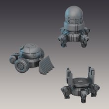 Load image into Gallery viewer, Modular Service Vehicles for Sci-Fi Games Scatter Terrain 28mm 3D Printed