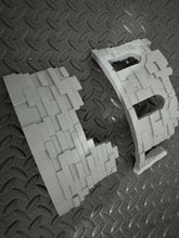 Load image into Gallery viewer, Ancient Castle Ruins - Ruined Walls - 28mm 32mm Scatter Terrain 3D Printed