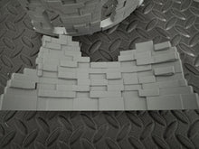 Load image into Gallery viewer, Ancient Castle Ruins - Ruined Walls - 28mm 32mm Scatter Terrain 3D Printed