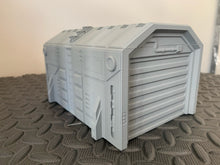 Load image into Gallery viewer, Supply Warehouse Shed Supply Depot Building Wargaming Sci-Fi 28mm 3D Printed