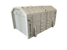 Load image into Gallery viewer, Supply Warehouse Shed Supply Depot Building Wargaming Sci-Fi 28mm 3D Printed
