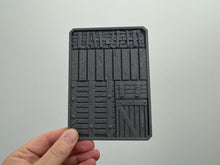 Load image into Gallery viewer, Wood and Planks Dry Brush Texture Palette for Miniature Painting - Unprimed