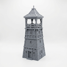 Load image into Gallery viewer, Briarwood Watch Tower Bell Tower Medieval Fantasy Scatter Terrain 28mm 32mm