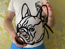 Load image into Gallery viewer, French Bulldog Frenchie Dog Wall Art Hanging Decoration 30cm x 28cm