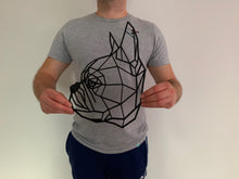 Load image into Gallery viewer, Geometric French Bulldog Frenchie Dog Pet Wall Art 3D Printed - 300mm x 236mm