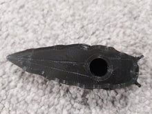Load image into Gallery viewer, Slug Geocache Container Black Brown Glow in the Dark