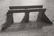 Load image into Gallery viewer, Large Model Railway Girder Bridge 00 Gauge with Stonework Effect Support Piers