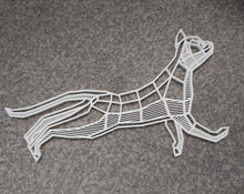 Load image into Gallery viewer, Geometric Stretching Cat Wall Art Decor Hanging Decoration Origami Style
