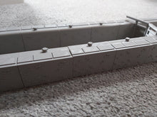 Load image into Gallery viewer, OO Gauge Model Railway Canal Lock Scenery Kit Modular Lock Gates Narrowboat