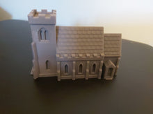 Load image into Gallery viewer, N Scale Village Church Model Railway Layout Parish Church