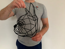 Load image into Gallery viewer, Geometric French Bulldog Frenchie Dog Pet Wall Art 3D Printed - 300mm x 236mm