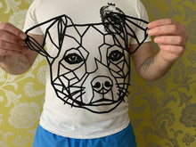 Load image into Gallery viewer, Geometric Jack Russell Dog Pet Wall Art Decor Hanging Decoration 300mm x 232mm