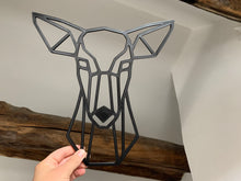 Load image into Gallery viewer, Geometric Doe Deer Animal Wall Art Decor Hanging 300mm x 282mm