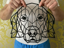 Load image into Gallery viewer, Geometric Golden Retriever Dog Wall Art Decor Hanging Decoration 300mm x 262mm