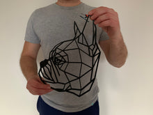 Load image into Gallery viewer, Geometric French Bulldog Frenchie Dog Pet Wall Art 3D Printed - 300mm x 236mm